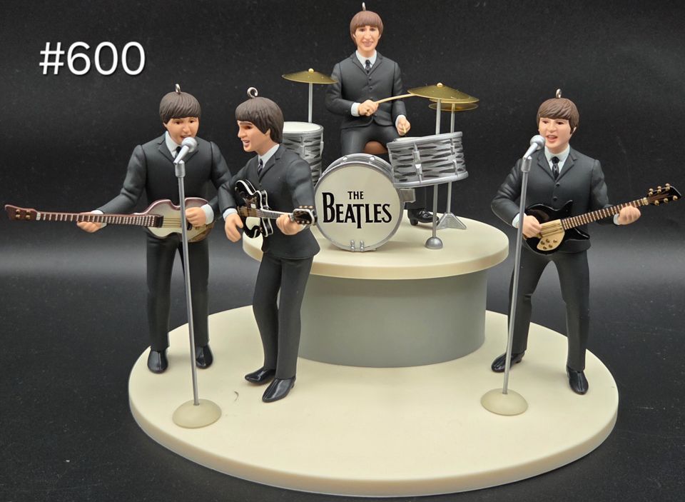 600 Hallmark Beatles Ornament bidding ends 12/13 $4.99