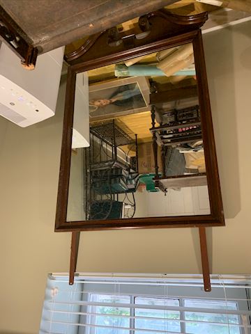 Vintage Wooden Mirror