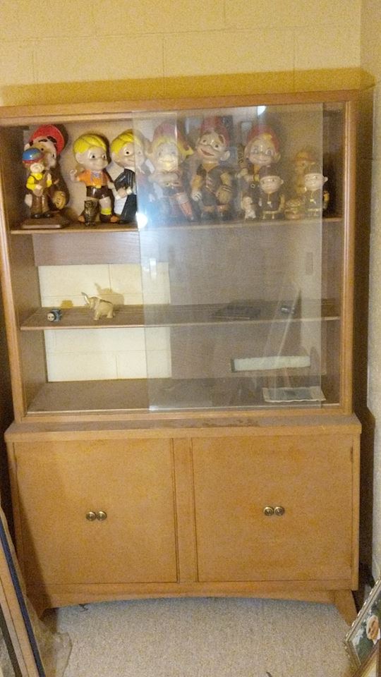 $1.00 a box!  50% Off!  Hope chest, display cabinets, glass top tables - NORTHVILLE