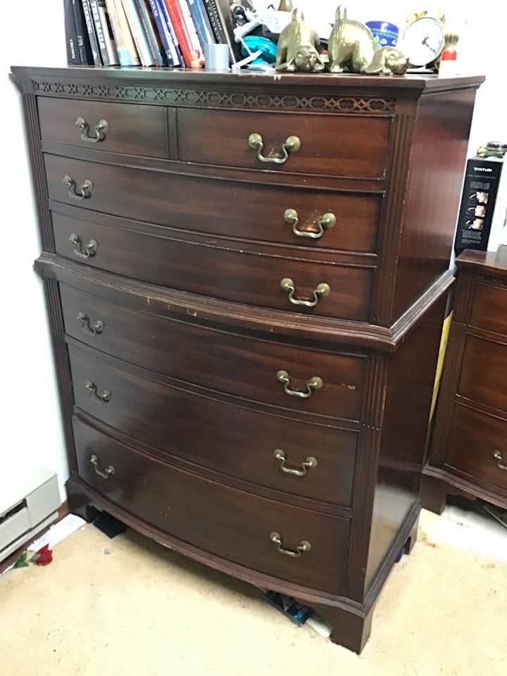 Vintage Antique Drexel Chest Of Drawers 1330 D 7 9 125 00