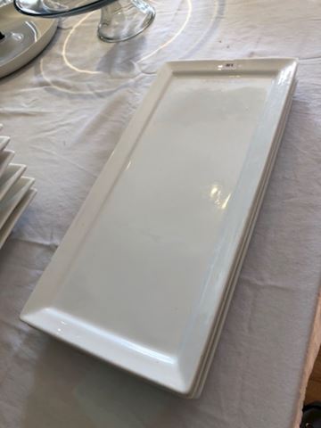 Rectangular ceramic plates - set/4 - #6
