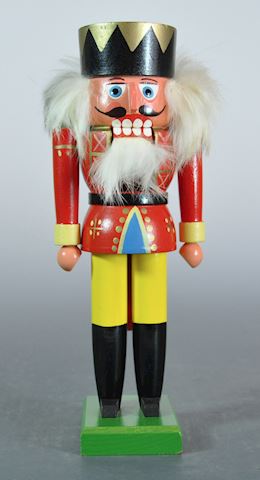 1980s Erzgebirge East Germany 11" Red Soldier Nutc
