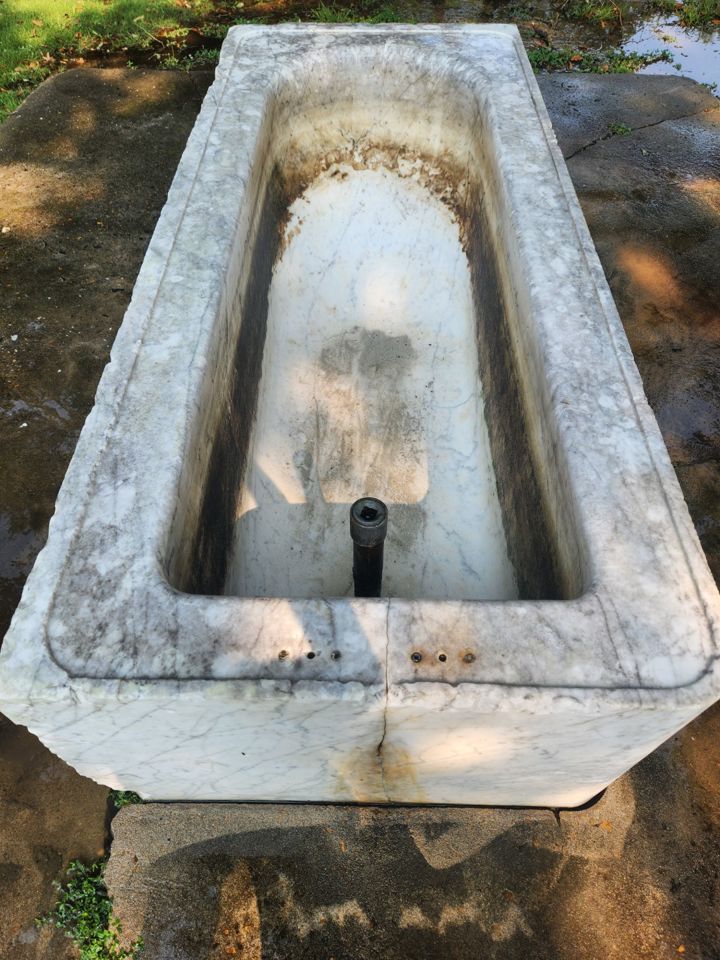Historical marble tub