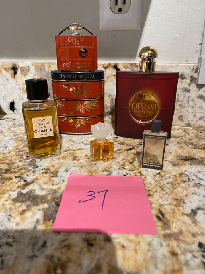 Perfume Selection Opium & Chanel No5 bidding ends 12/28 $75.00 |  EstateSales.NET
