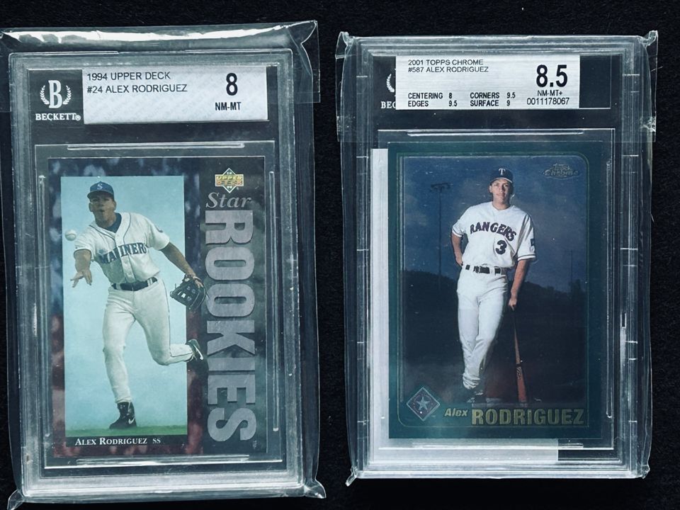 Alex Rodriquez Seattle Mariners & Texas Rangers Certified Trading