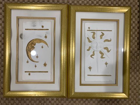 Celestial Wall Art- Diptych