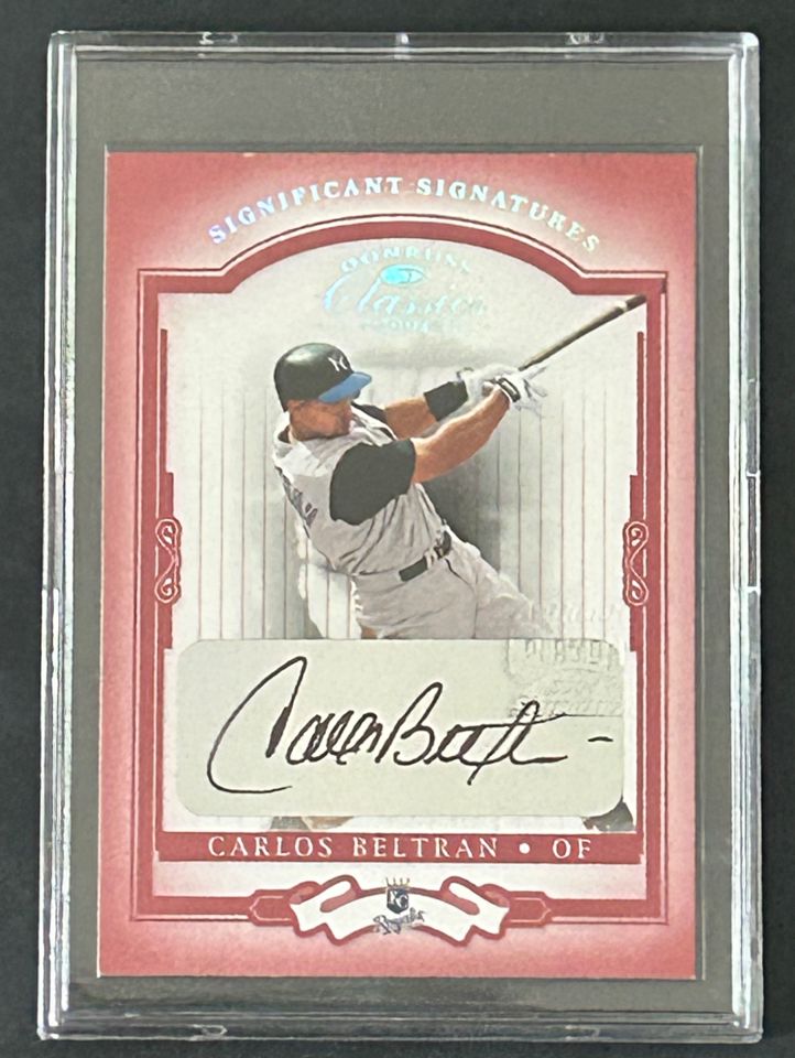  Baseball Trading Cards--Carlos Beltran (2026 National Baseball Hall of Fame)