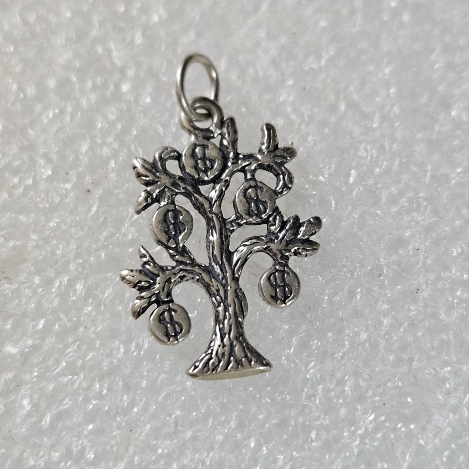 Money Tree Charm Sterling Silver Money Tree Charm Sterling Silver