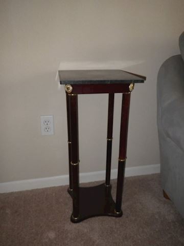 Marble top Plant Stand