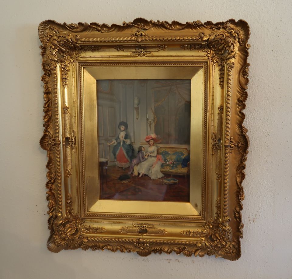 Antique Italian Oil Painting!