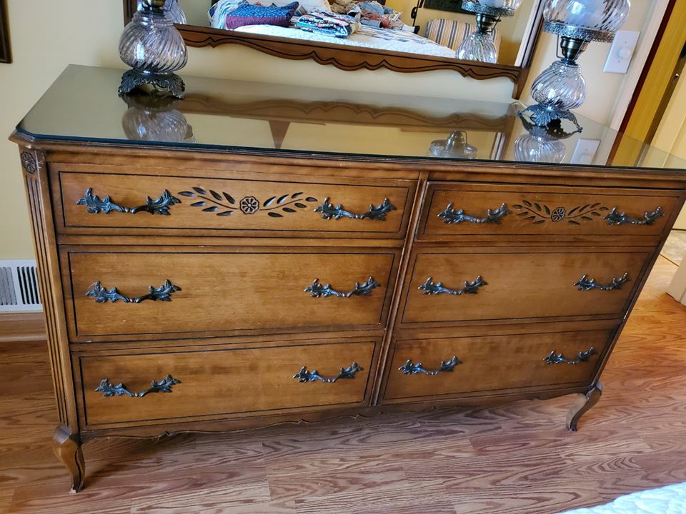 **50% OFF! Primitive, Folk Art, painted cupboards, wood carved dresser, country decor - FARMINGTON
