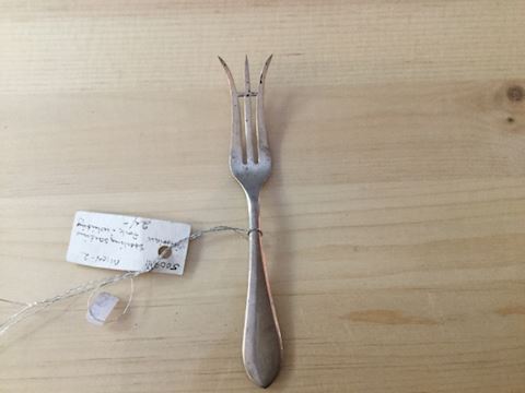 Sterling silver fork eb61