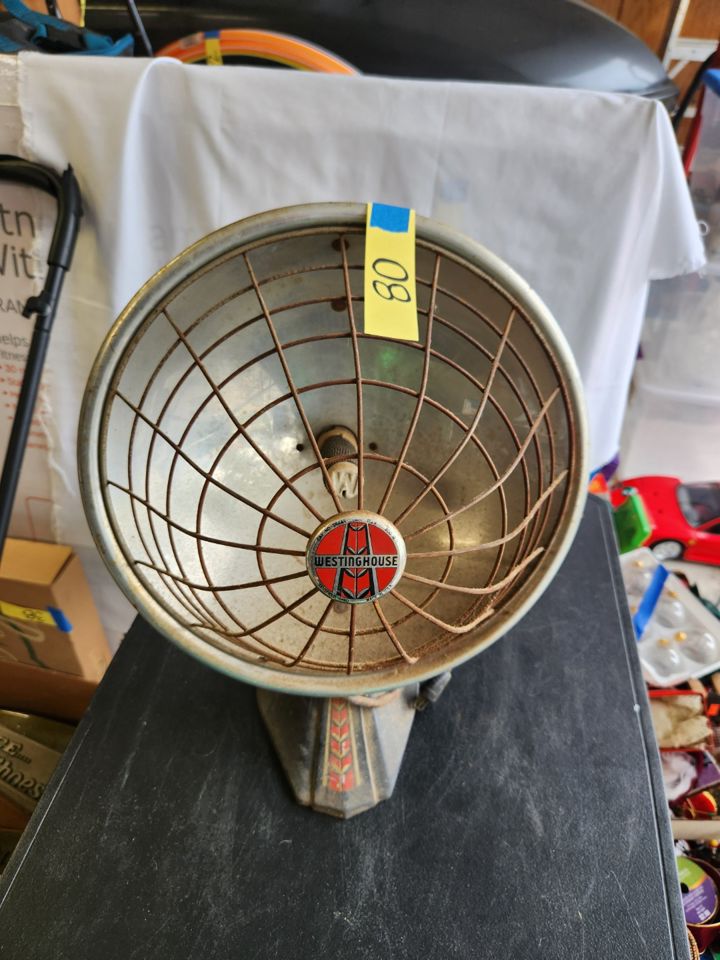 G80 Westinghouse Ceramic Coil Heater Steam Punk ZR44A bidding ends 10/6  $3.00 | EstateSales.NET