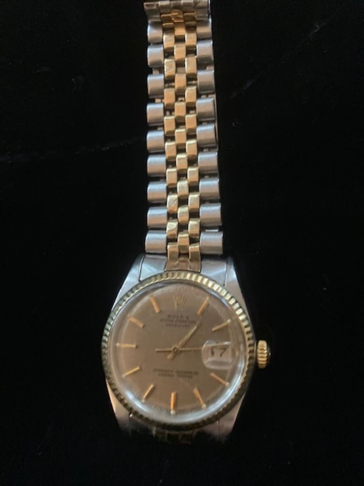 Vintage 1960s Men’s ROLEX Oyster Datejust  Wrist Watch