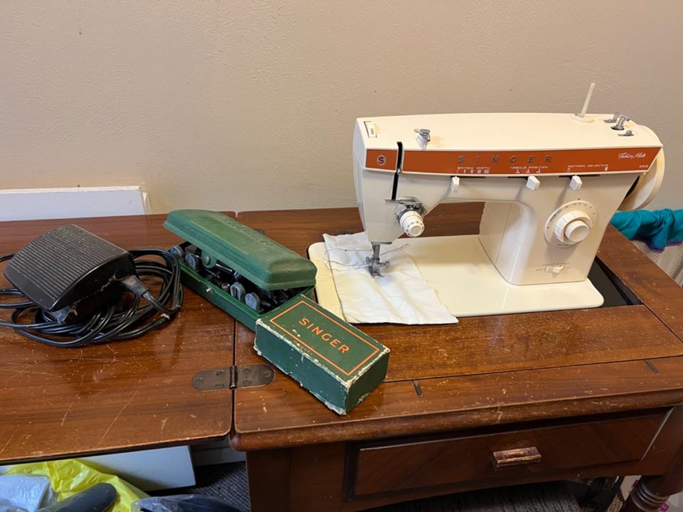 Singer Sewing Machine Fashion Mate 362 Power Cord Foot Pedal