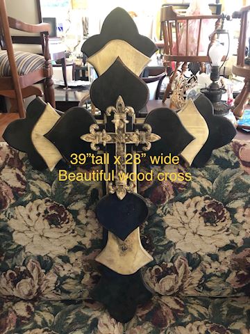 Stacked wood crosses