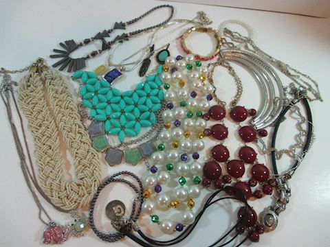 Estates Net Search Vintage Lot Of All Wear Costume Jewelry 20 Pcs