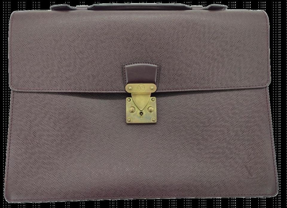 Louis Vuitton Serviette Taiga Briefcase bidding ends 10/22 $20.00