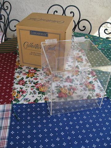 Acrylic Display Case With 2 Inserts