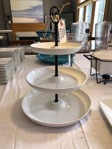 Three tier serving tray