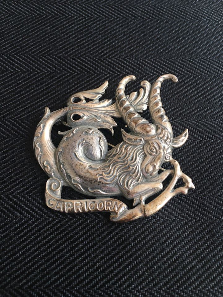 Singer Featherweight 221 Sewing Machine, Cini Zodiac Pins and Tech Ether Belt Buckles (Treadway)