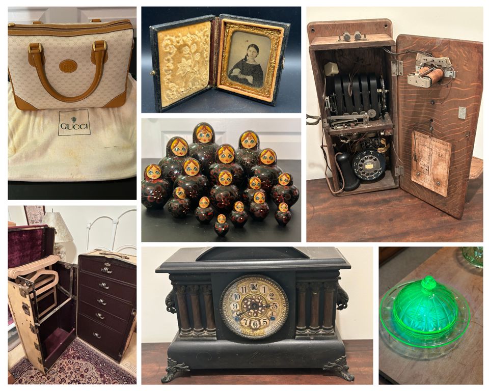 Massive Sale - Nesting Dolls, Gucci, Cigar Boxes, Antiques, Collectibles, Art, Jewelry & More!