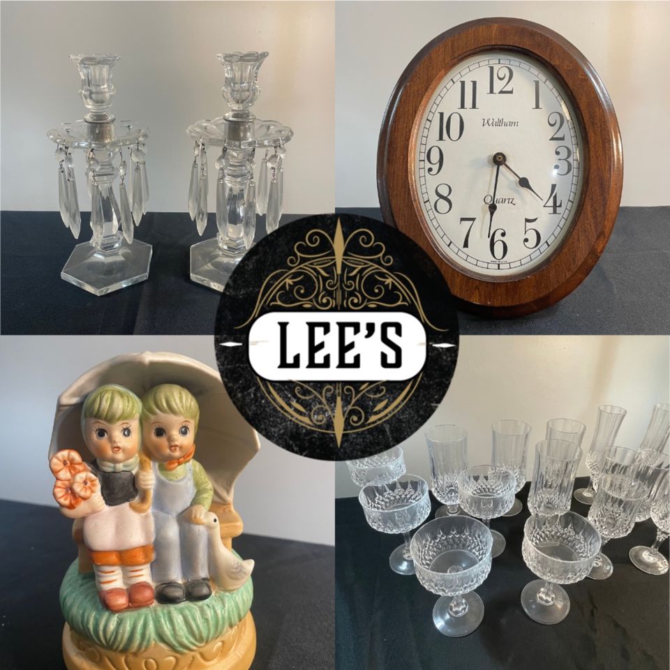 Auction: Glassware, Figurines, and More