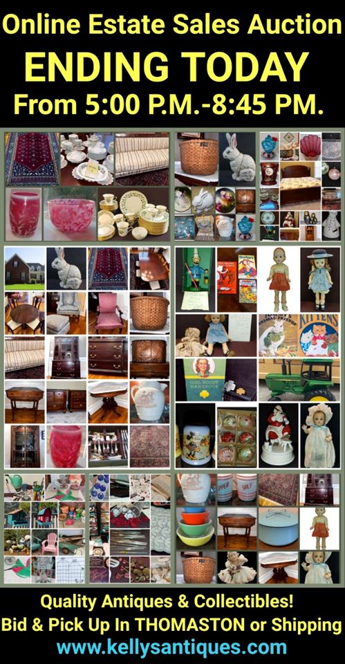 ENDING TODAY Southern Heirloom ONLINE Estate Auction Of Gene Johnson Over #300 Lots To List!
