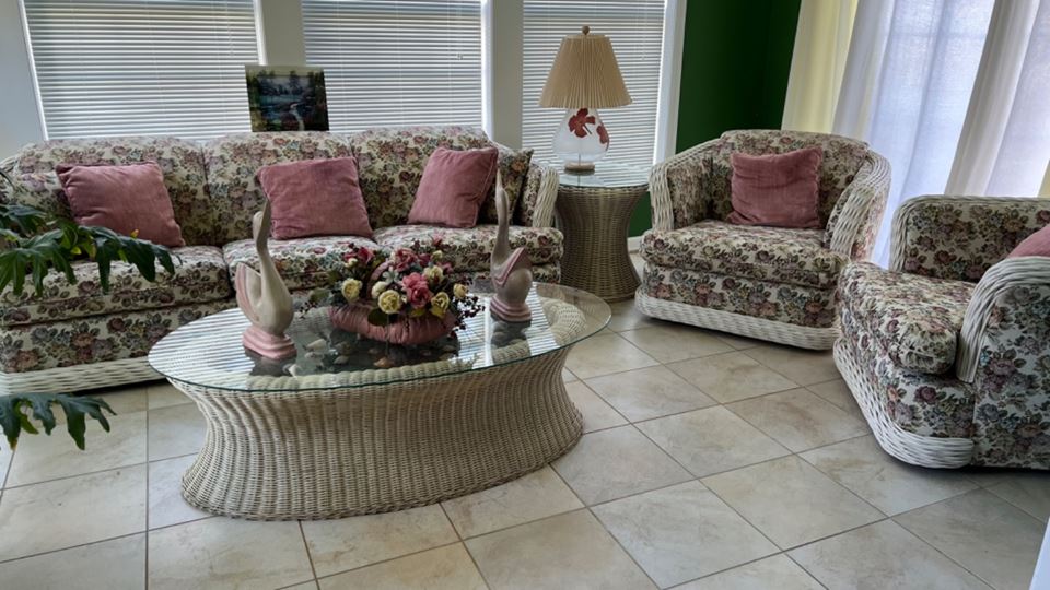 Raymour & Flannigan, designer wicker and MCM