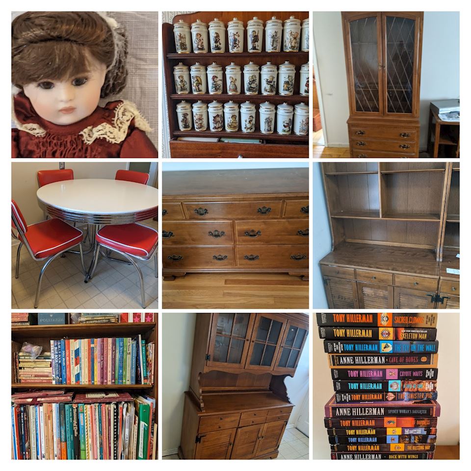 ETHAN ALLEN - BOOKS - DOLLS - KATE SPADE 