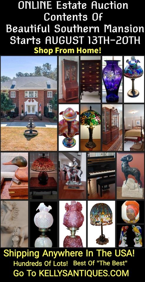 ENDING TODAY ONLINE  Estate Auction Art, Furniture & Upscale Contents  Of Beautiful Southern Mansion