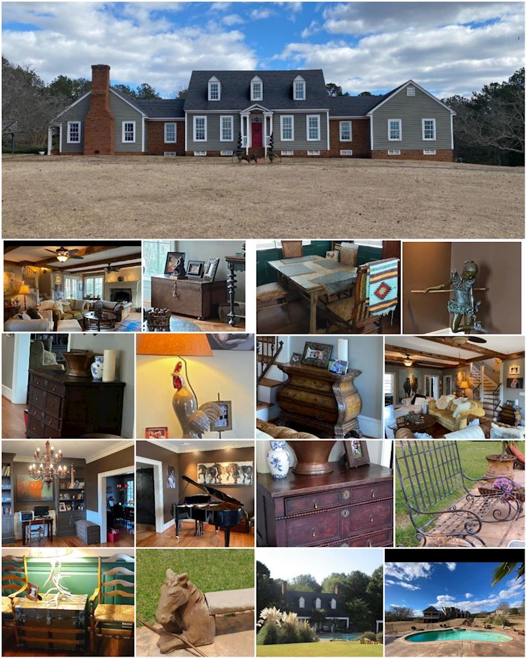 ONLINE AUCTION Sprawling Georgia Mansion Fabulous Contents Of House/ Guest House (over 130 lots) 