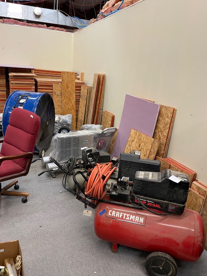 WAREHOUSE - BUSINESS SALE (TOOLS,  GENERATORS SHELVING, OFFICE, & MORE)