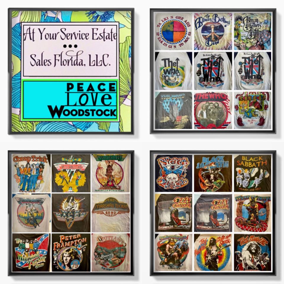 ☮️Peace ❤️Love & Woodstock  Concert Shirt Auction
