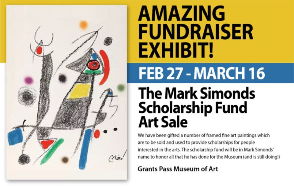 Mark Simonds Scholarship Fund Art Sale 
