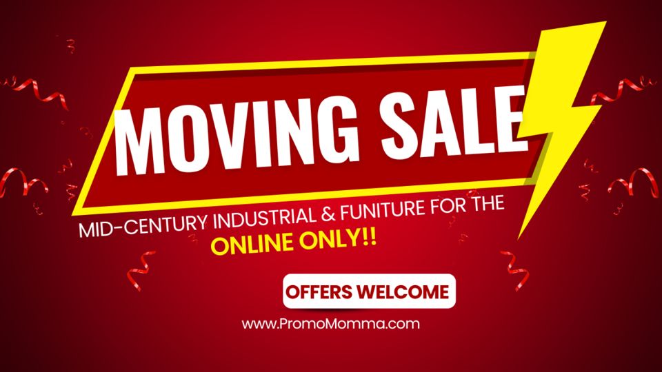 MCM & Industrial Furniture & Cabinets - BLOW OUT MOVING SALE!