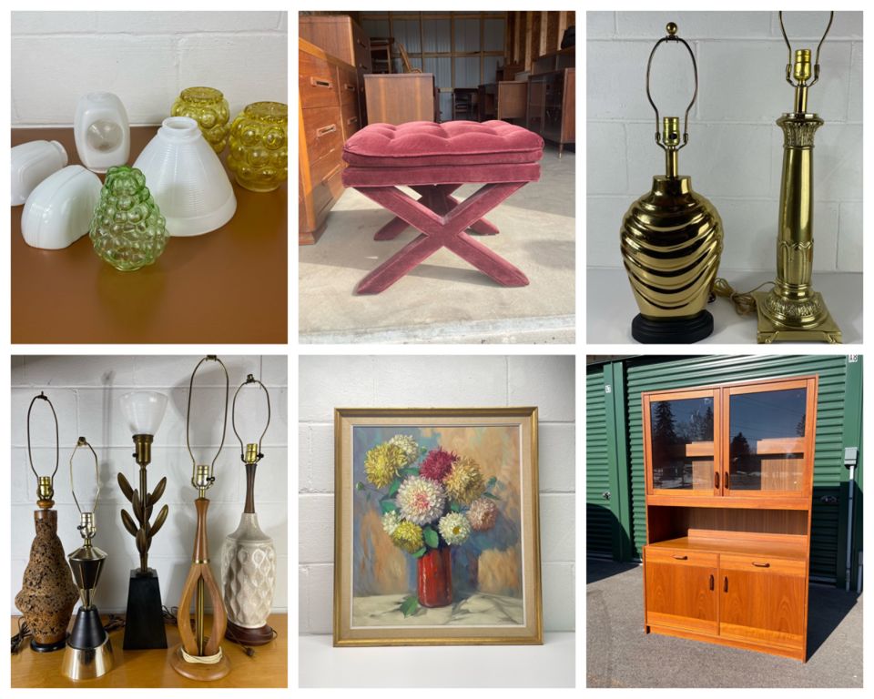 50% Off Today! Vintage Estate Sale: Art, Lighting, Furniture, and More!