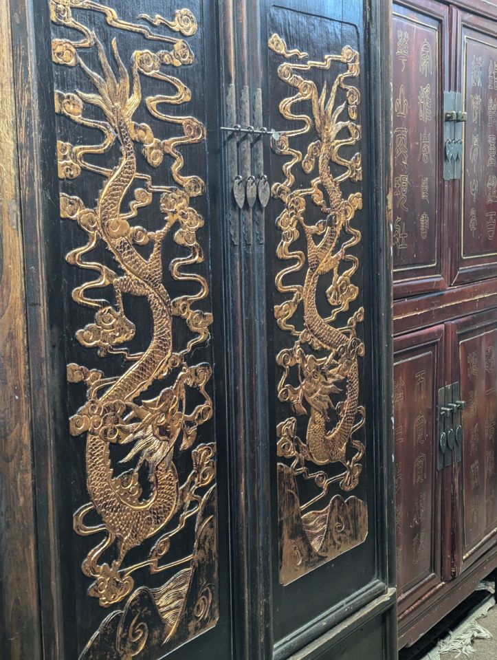 Antique Chinese furniture, Victorian chairs, Lamps and more