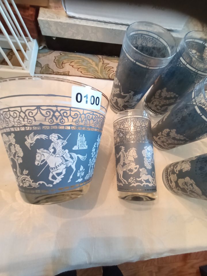 Ballwin Auction. Furniture, MCM, Household, old PEPSI, MCM Brass quilt rack, EcoTank printer, art