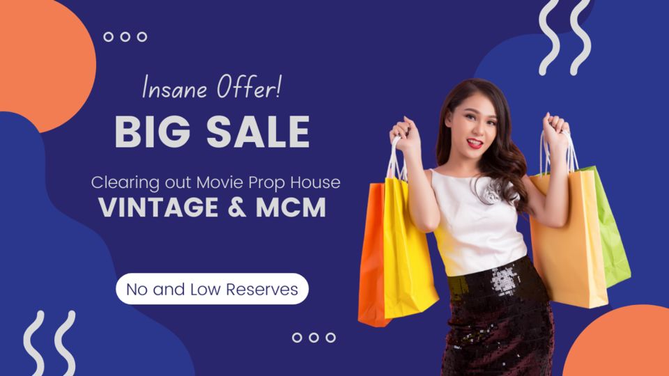 VINTAGE & MCM Items LOW or NO Reserve  - 200+ ITEMS/LOWER PRICES