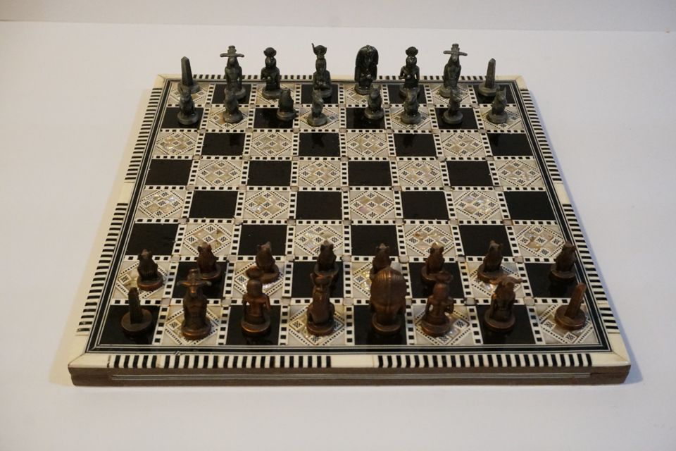 Chess Sets, Pewter Sculptures, Furniture & more
