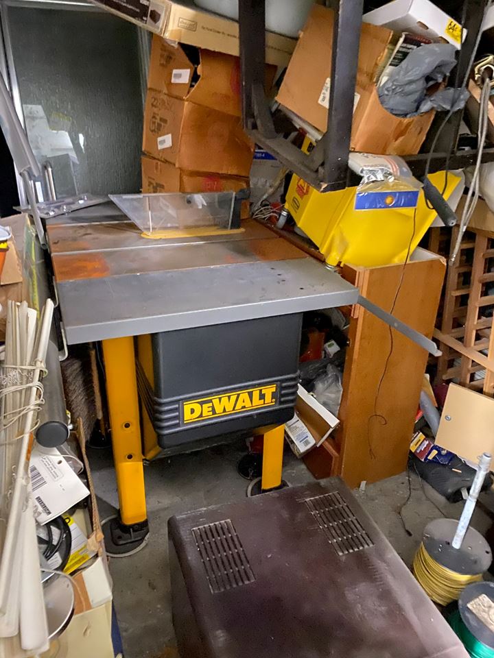 Electrician/Contractor 10x 10 Whole Storage Unit in Affton Online Auction by Six Pence Estate Sales
