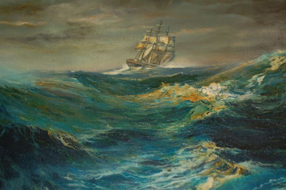 Collection of Large Paintings/Antique Decor