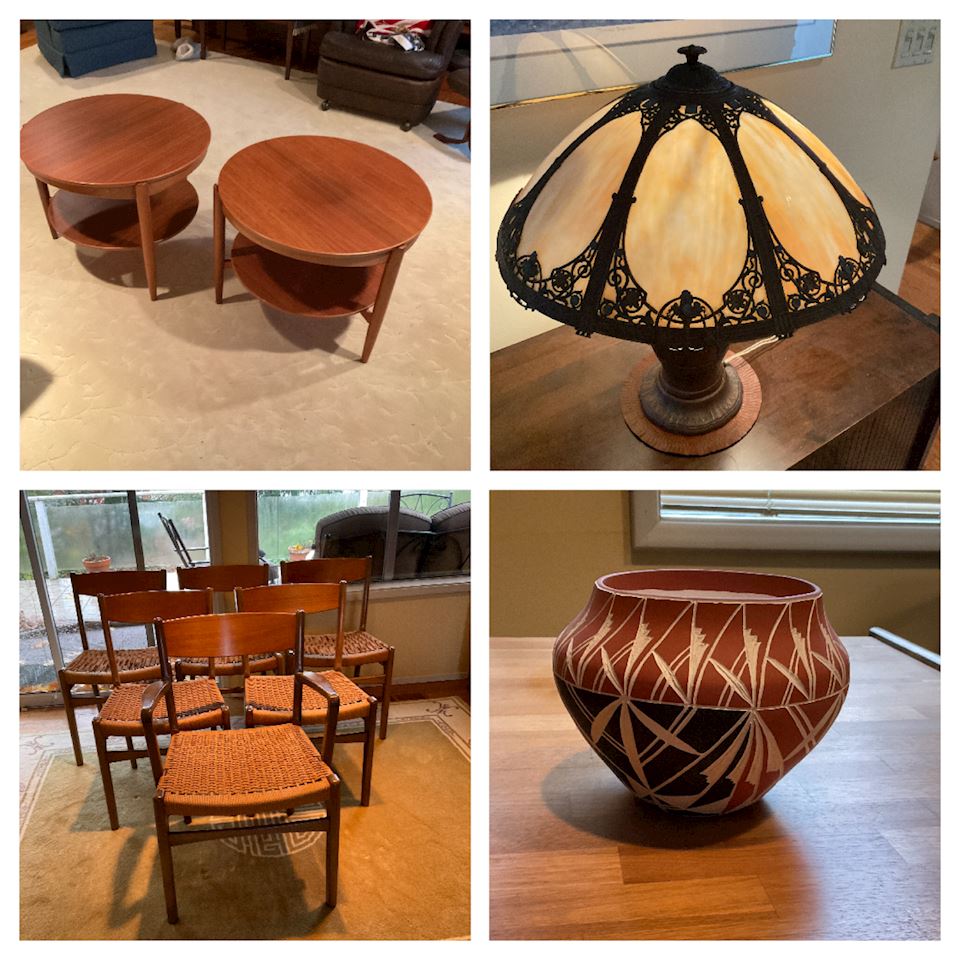 *Edmonds Online Estate Auction Danish Mid Century Modern ~Antiques~China~MORE