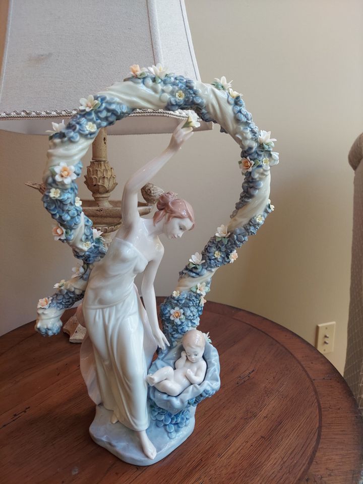 High End Decor Lladro Waterford Rogaska ABusch Xmas  Art Leather