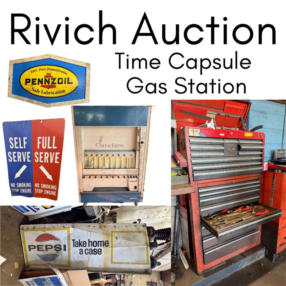 BUY IT NOW Vintage Gas Station Time Capsule- UNBELIEVABLE