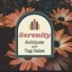 Serenity Antiques and Tag Sales Logo