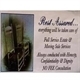Rest Assured Moving And Estate Sale Services Logo
