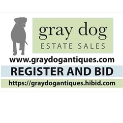 Gray Dog Antiques And Estate Sales Logo