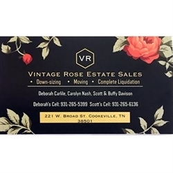 Vintage Rose Estate Sales Logo